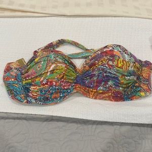 Cross back bikini top size 36 D